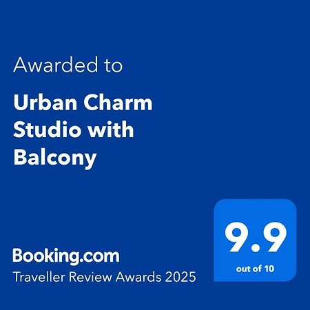Urban Charm Studio With Balcony Tirana Exteriör bild